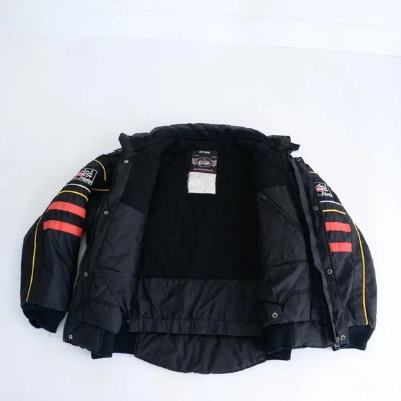 Vintage Choko Designs Black & Red Performance "Hot Rider" Snowmobile Jacket - Picture 14 of 15